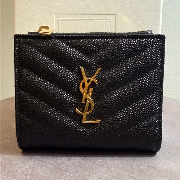 YSL Cassandre Matelasse Bi-Fold Wallet - Picture 3 of 8